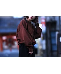 ESSAY | ESSAY montaigneビッグスウェットプルオーバー camel(スウェット)