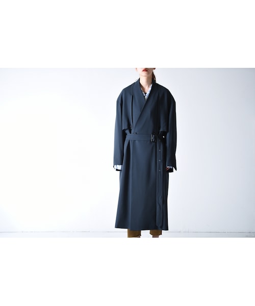 ETHOSENS（エトセンス）の「ETHOSENS ジョーゼットロングトレンチ