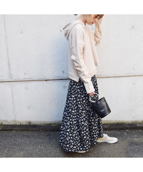 no brand（ノーブランド）の「フラワープリントロングSK（スカート・レディース・その他）」の6枚目の写真