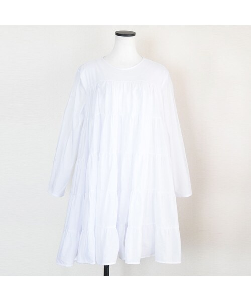 no brand（ノーブランド）の「フェアリーコットンOne-Piece(ティアード5段)（ワンピース・レディース・その他）」の9枚目の写真