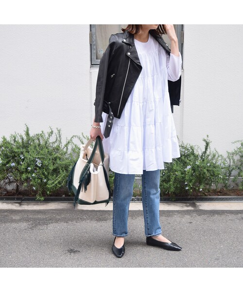 no brand（ノーブランド）の「フェアリーコットンOne-Piece(ティアード5段)（ワンピース・レディース・その他）」の5枚目の写真