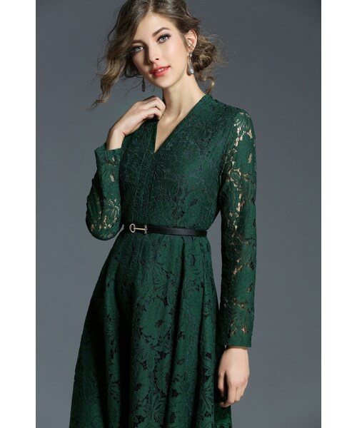 新品【ジネス】⭐レース切替ワンピース ミントグリーン9ARサイズ 結婚式・二次会 新品【ジネス】⭐レース切替ワンピース ミントグリーン9ARサイズ