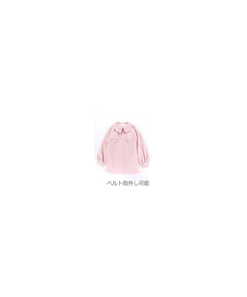 Bobon21（ボボンニジュウイチ）の「Sweetガーリーレースワンピース -全２色-（ワンピース・レディース・ホワイト/ピンク・S/M/L）」の4枚目の写真