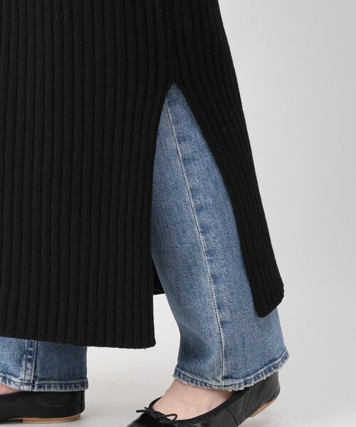 IENA（イエナ）の「イタリアヤーンフードリブロングワンピース  