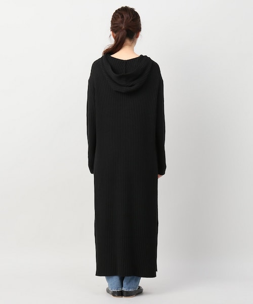 IENA（イエナ）の「イタリアヤーンフードリブロングワンピース  