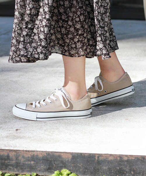 JOURNAL STANDARD relume（ジャーナルスタンダード　レリューム）の「【CONVERSE】CANVAS ALL STAR COLORS OX:オールスターローカット◆（シューズ・ベージュ/23/23.5/24/24.5）」の3枚目の写真
