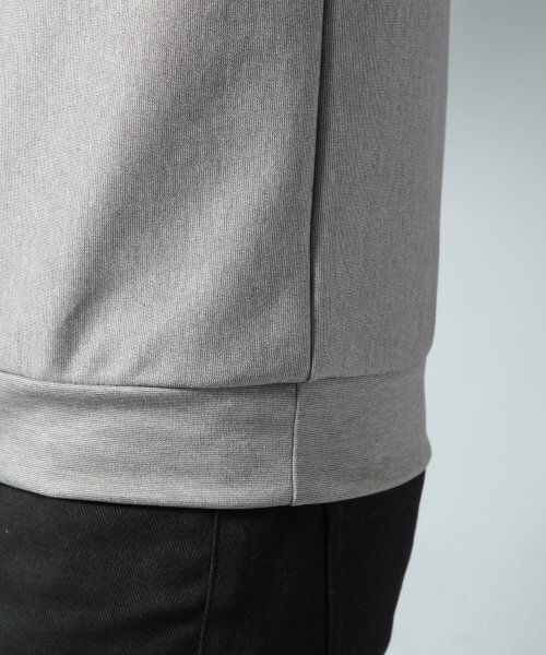 HARE（ハレ）の「ポンチハイネックプルオーバー５分袖（トップス・メンズ・グレー/ネイビー/オフホワイト・Ｍ/Ｓ）」の9枚目の写真