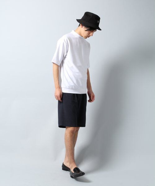 HARE（ハレ）の「ポンチハイネックプルオーバー５分袖（トップス・メンズ・グレー/ネイビー/オフホワイト・Ｍ/Ｓ）」の11枚目の写真