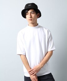 HARE | ポンチハイネックプルオーバー5分袖(トップス)