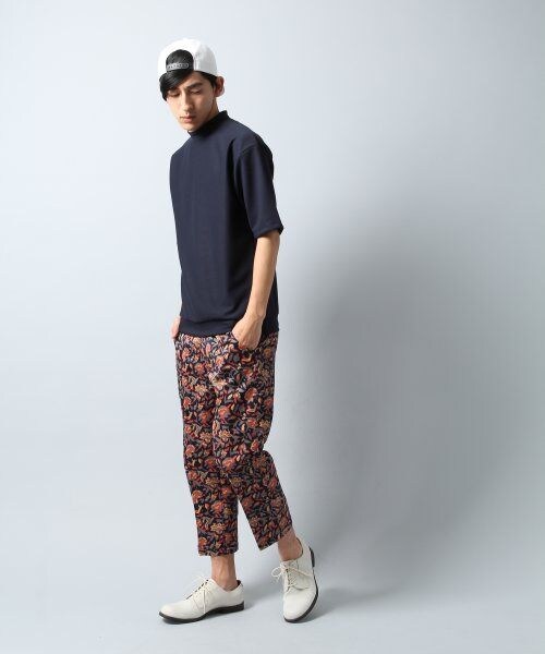 HARE（ハレ）の「ポンチハイネックプルオーバー５分袖（トップス・メンズ・グレー/ネイビー/オフホワイト・Ｍ/Ｓ）」の13枚目の写真