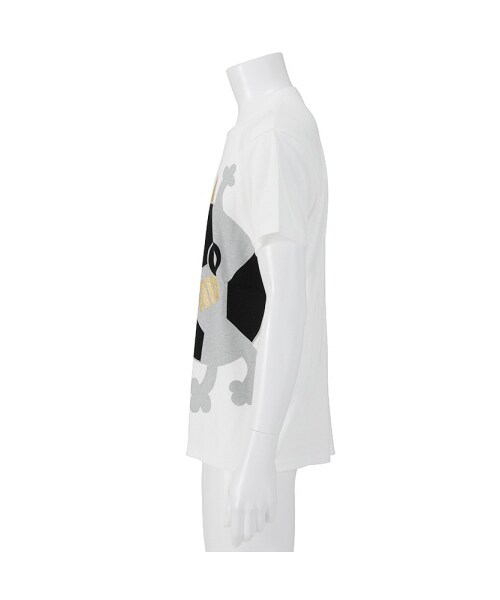 mercibeaucoup,（メルシーボークー）の「メルシーボークー、 / S メンズ サッカーくんティー / カットソー（トップス・メンズ・white(01)/orange(20)/black(26)・03/04）」の6枚目の写真