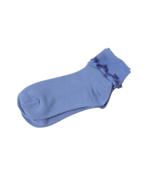 Ne-net（ネネット）の「ネ・ネット / (P)ふわふわソックス / ソックス（レッグウェア・レディース・off white(02)/yellow(06)/light blue(11)/wine(22)/gray(24)・02）」の3枚目の写真