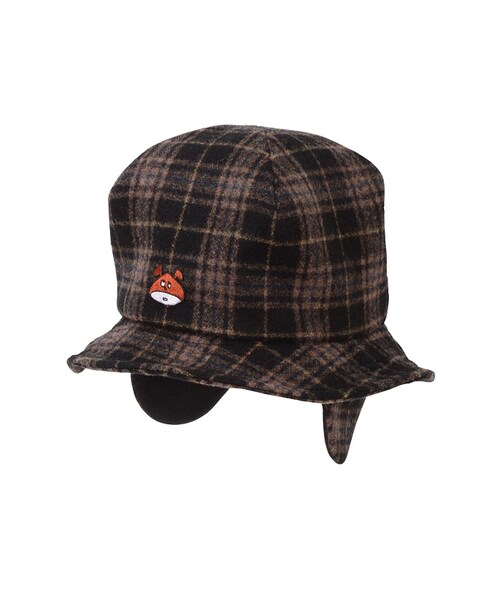 Ne-net（ネネット）の「ネ・ネット / ツイード HAT / ハット（帽子・レディース・navy(13)/gray(24)/black(26)・-）」の2枚目の写真