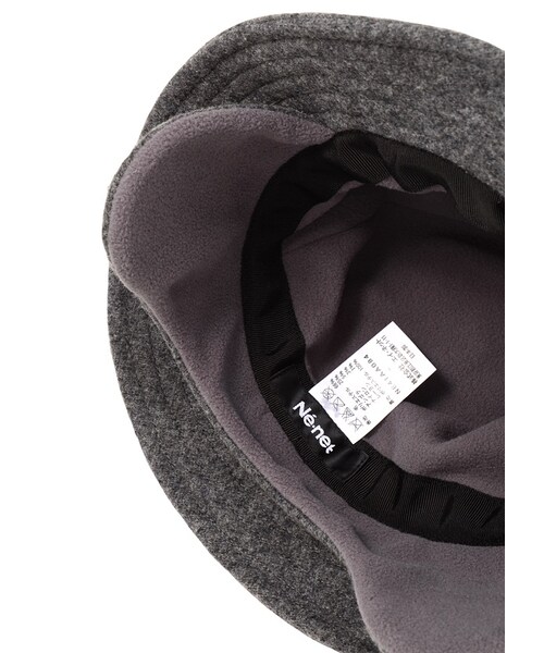 Ne-net（ネネット）の「ネ・ネット / ツイード HAT / ハット（帽子・レディース・navy(13)/gray(24)/black(26)・-）」の8枚目の写真