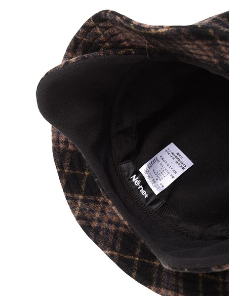 Ne-net（ネネット）の「ネ・ネット / ツイード HAT / ハット（帽子・レディース・navy(13)/gray(24)/black(26)・-）」の9枚目の写真