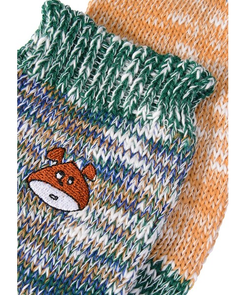 Ne-net（ネネット）の「ネ・ネット / しもふりソックス / ソックス（レッグウェア・レディース・green(10)/blue(12)/light pink(17)・02）」の4枚目の写真