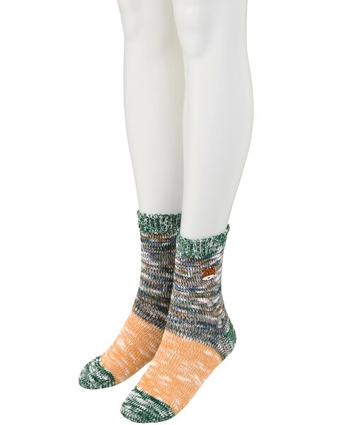 Ne-net（ネネット）の「ネ・ネット / しもふりソックス / ソックス（レッグウェア・レディース・green(10)/blue(12)/light pink(17)・02）」の5枚目の写真