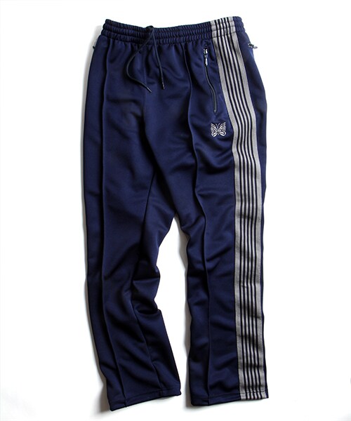Needles(ニードルス)の「別注Papillon Emb Side Line Track Pant(パンツ・メンズ・ネイビー/パープル・S/M)」の3枚目の写真