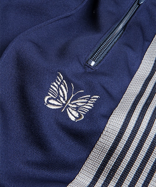 Needles(ニードルス)の「別注Papillon Emb Side Line Track Pant(パンツ・メンズ・ネイビー/パープル・S/M)」の7枚目の写真