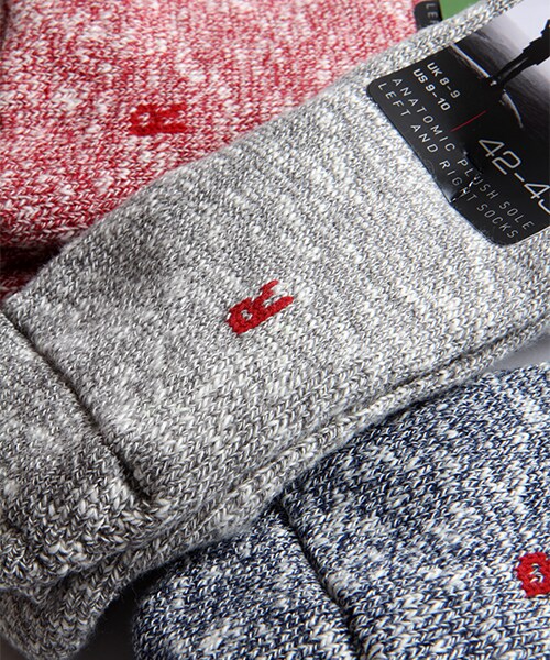 FALKE(ファルケ)の「COTTON WALKIE(水着/着物・浴衣・メンズ・グレー/レッド/ネイビー・42)」の6枚目の写真