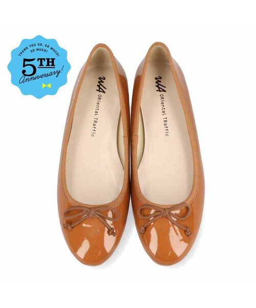 ORiental TRaffic（オリエンタルトラフィック）の「バレエシューズ（シューズ・レディース・ベージュ/ブラック/ブルー/キャメル/レッド・33/34/35/36/37/38/39/40/41/42/43）」の4枚目の写真