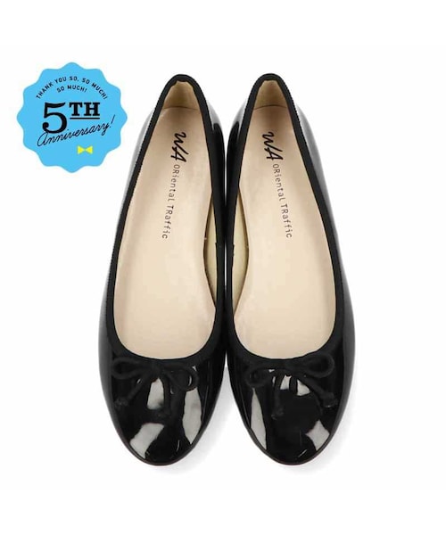 ORiental TRaffic（オリエンタルトラフィック）の「バレエシューズ（シューズ・レディース・ベージュ/ブラック/ブルー/キャメル/レッド・33/34/35/36/37/38/39/40/41/42/43）」の2枚目の写真