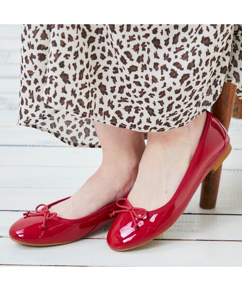 ORiental TRaffic（オリエンタルトラフィック）の「バレエシューズ（シューズ・レディース・ベージュ/ブラック/ブルー/キャメル/レッド・33/34/35/36/37/38/39/40/41/42/43）」の17枚目の写真