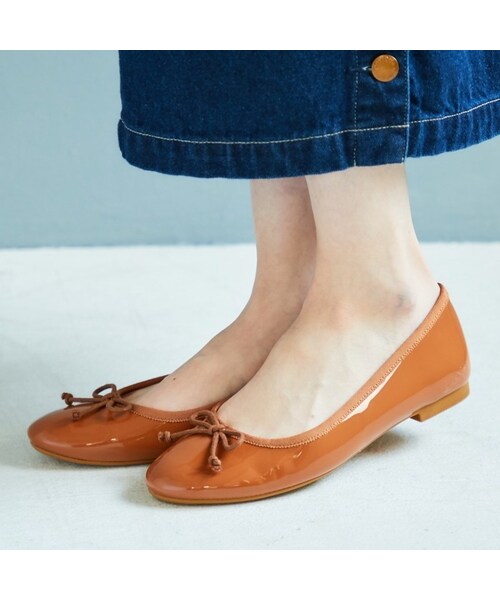 ORiental TRaffic（オリエンタルトラフィック）の「バレエシューズ（シューズ・レディース・ベージュ/ブラック/ブルー/キャメル/レッド・33/34/35/36/37/38/39/40/41/42/43）」の14枚目の写真