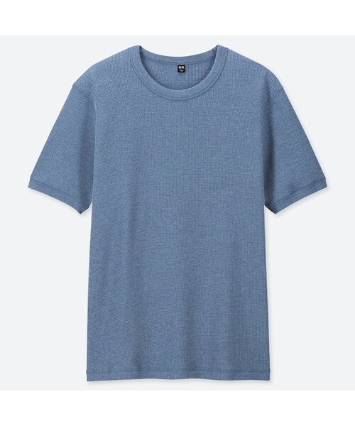 ユニクロ ユニクロ の ワッフルクルーネックｔ 半袖 Tシャツ カットソー Wear