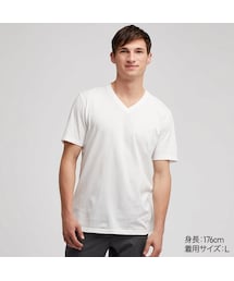 UNIQLO | スーピマコットンVネックＴ（半袖）(Tシャツ/カットソー)