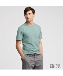 UNIQLO | スーピマコットンボーダーＴ（半袖）(Tシャツ/カットソー)