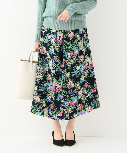 IENA（イエナ）の「ボタニカルプリントロングスカート（）」 - WEAR 