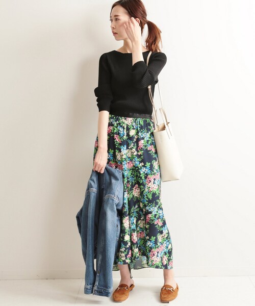 IENA（イエナ）の「ボタニカルプリントロングスカート（）」 - WEAR 