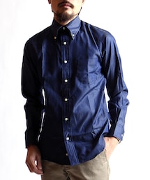 INDIVIDUALIZED SHIRTS | HERITAGE DENIM L/S SHIRT -STANDARD FIT-(トップス)