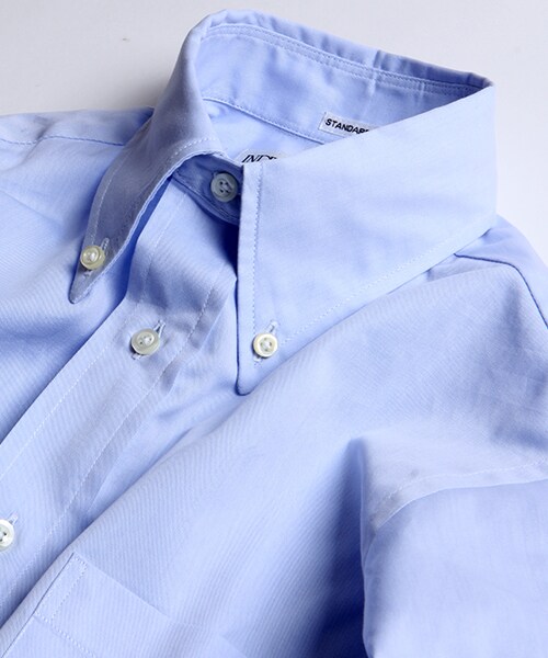 INDIVIDUALIZED SHIRTS(インディビジュアライズドシャツ)の「CORDING TWILL BD SHIRT -STANDARD FIT-(トップス・メンズ・ホワイト/ブルー・14H/15)」の10枚目の写真