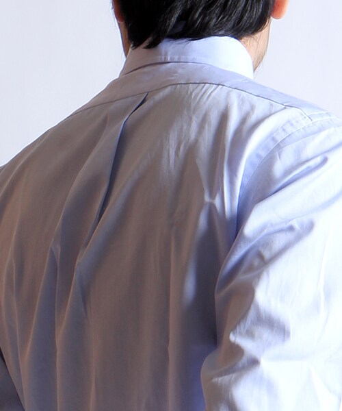 INDIVIDUALIZED SHIRTS(インディビジュアライズドシャツ)の「CORDING TWILL BD SHIRT -STANDARD FIT-(トップス・メンズ・ホワイト/ブルー・14H/15)」の7枚目の写真