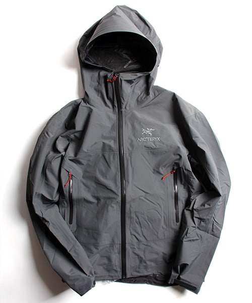 ARC'TERYX(アークテリクス)の「Beta SL Jacket(ジャケット/アウター・メンズ・グレー/ブラック/レッド・S/M)」の4枚目の写真