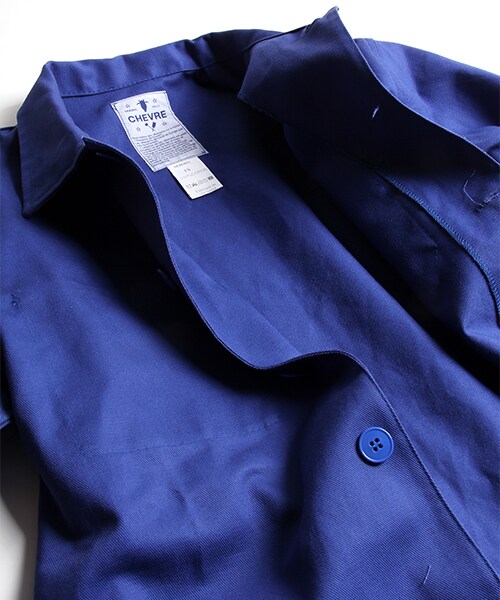 CHEVRE(シェーブル)の「別注SHOPCOAT(ジャケット/アウター・メンズ・ベージュ/ブルー/ネイビー・S/M)」の11枚目の写真