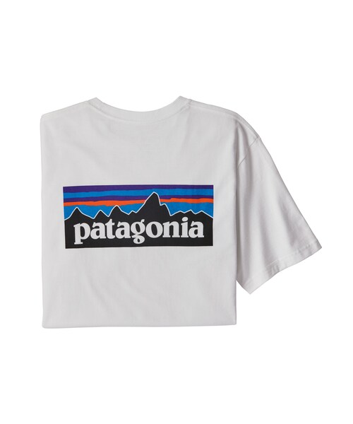 パタゴニア Tシャツ レスポンシビリティー 白  L ホワイト ロゴ