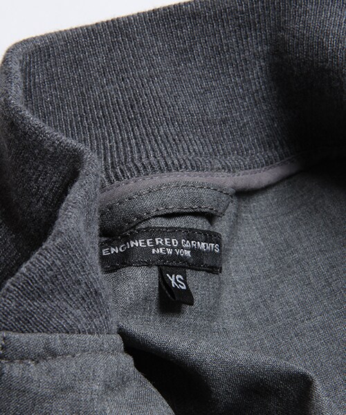 美品 エンジニアードガーメンツ アビエイタージャケット グレー ウール Engineered Garments（エンジニアード ガーメンツ）Aviator