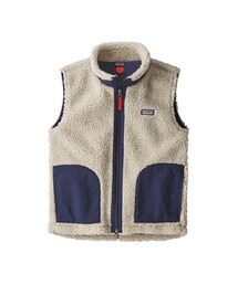 patagonia | Patagonia(パタゴニア) キッズ・レトロX・ベスト  #65619  Natural w/Classic Navy (NCV)　■販売スタート！(その他アウター)