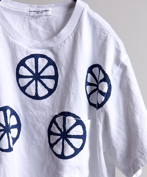 Engineered Garments（エンジニアードガーメンツ）の「Printed Pocket T-Shirt（トップス・メンズ・ホワイト・S/M）」の3枚目の写真