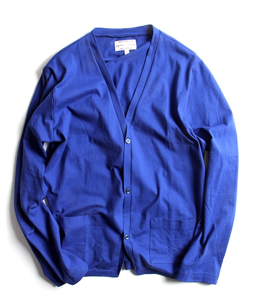 pyjama clothing（ピジャマクロージング）の「L/S V-NECK CARDIGAN（トップス・メンズ・ブラック/ブルー/ネイビー・S/M）」の9枚目の写真