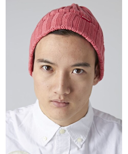 BEAVER（ビーバー）の「PEACENIK(ピースニック) COTTON RIB WATCH CAP (182)（ファッション雑貨・メンズ・YELLOW/PINK/GREEN/BLUE・F）」の12枚目の写真