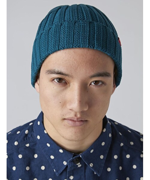 BEAVER（ビーバー）の「PEACENIK(ピースニック) COTTON RIB WATCH CAP (182)（ファッション雑貨・メンズ・YELLOW/PINK/GREEN/BLUE・F）」の5枚目の写真