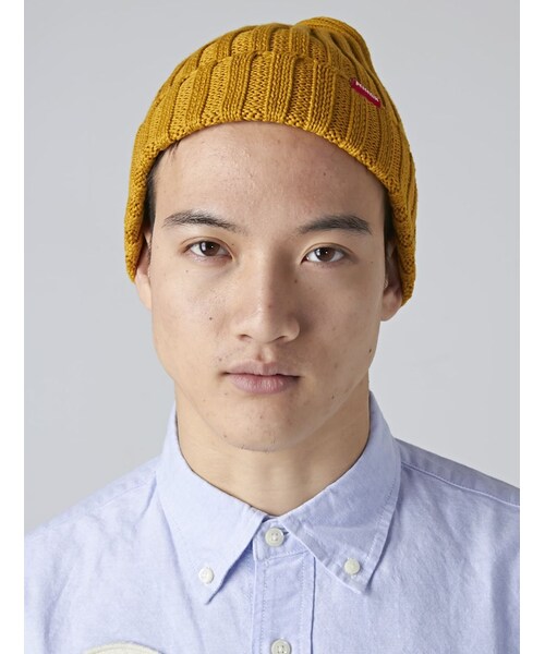 BEAVER（ビーバー）の「PEACENIK(ピースニック) COTTON RIB WATCH CAP (182)（ファッション雑貨・メンズ・YELLOW/PINK/GREEN/BLUE・F）」の8枚目の写真