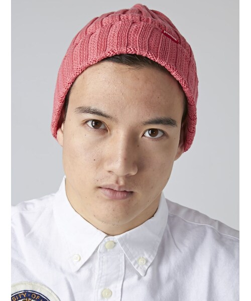 BEAVER（ビーバー）の「PEACENIK(ピースニック) COTTON RIB WATCH CAP (182)（ファッション雑貨・メンズ・YELLOW/PINK/GREEN/BLUE・F）」の13枚目の写真
