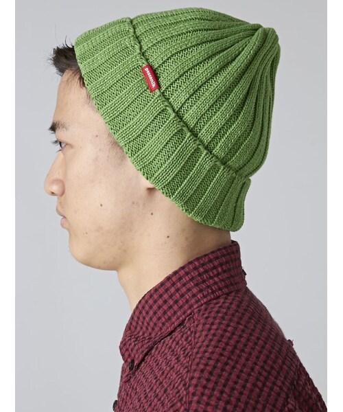 BEAVER（ビーバー）の「PEACENIK(ピースニック) COTTON RIB WATCH CAP (182)（ファッション雑貨・メンズ・YELLOW/PINK/GREEN/BLUE・F）」の3枚目の写真