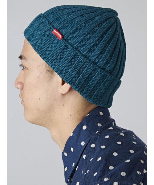 BEAVER（ビーバー）の「PEACENIK(ピースニック) COTTON RIB WATCH CAP (182)（ファッション雑貨・メンズ・YELLOW/PINK/GREEN/BLUE・F）」の6枚目の写真