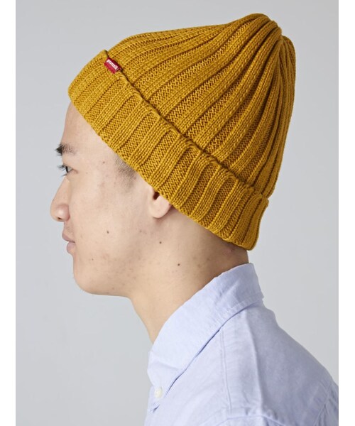BEAVER（ビーバー）の「PEACENIK(ピースニック) COTTON RIB WATCH CAP (182)（ファッション雑貨・メンズ・YELLOW/PINK/GREEN/BLUE・F）」の9枚目の写真